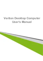 Preview for 1 page of Acer Veriton N4640G User Manual