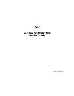 Acer Veriton X2110 Service Manual предпросмотр