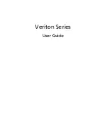 Preview for 1 page of Acer Veriton X2610G User Manual