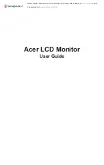 Acer VG272UP User Manual preview