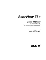 Acer View 76c User Manual preview