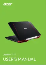 Preview for 1 page of Acer VX5-591G User Manual