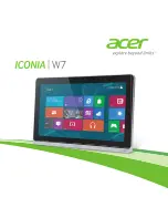 Acer W701 User Manual preview