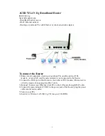 Preview for 3 page of Acer WLAN 11g Broadband Router Quick Start Manual