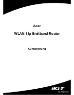 Preview for 7 page of Acer WLAN 11g Broadband Router Quick Start Manual