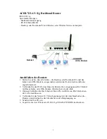 Preview for 9 page of Acer WLAN 11g Broadband Router Quick Start Manual