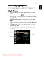 Preview for 33 page of Acer X111 Series User Manual