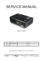 Preview for 1 page of Acer X1161 Series Service Manual