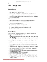 Preview for 8 page of Acer X1183A User Manual