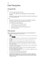 Preview for 8 page of Acer X1311WH Series User Manual