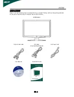 Предварительный просмотр 6 страницы Acer X153W User Manual