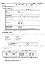 Предварительный просмотр 7 страницы Acer X163W Service Manual