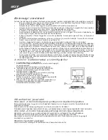 Preview for 27 page of Acer X163WL Quick Setup Manual