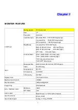 Предварительный просмотр 9 страницы Acer X171 Dual Service Manual