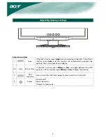 Preview for 6 page of Acer X191W User Manual