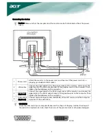 Предварительный просмотр 5 страницы Acer X201 Install Manual