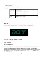 Предварительный просмотр 30 страницы Acer X221 Service Manual