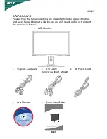 Предварительный просмотр 6 страницы Acer X223W - 22" Widescreen LCD Monitor User Manual