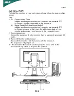 Предварительный просмотр 13 страницы Acer X223W - 22" Widescreen LCD Monitor User Manual