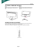 Предварительный просмотр 7 страницы Acer X233H User Manual