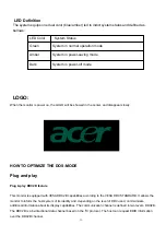 Preview for 35 page of Acer X241 Service Manual