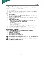 Предварительный просмотр 5 страницы Acer X263 User Manual