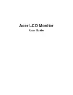 Acer X27 User Manual preview