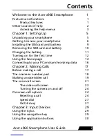 Preview for 3 page of Acer X960 User Manual