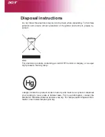 Preview for 2 page of Acer XD1150 Series Manual