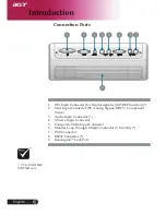 Предварительный просмотр 10 страницы Acer XD1150 Series Manual