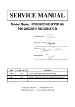 Acer XD1170D Service Manual предпросмотр