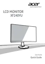 Acer XF240YU User Manual предпросмотр