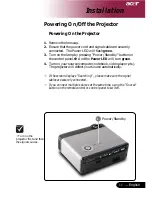 Preview for 11 page of Acer XGA single chip 0.7" DLPTM projector User Manual