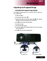 Preview for 13 page of Acer XGA single chip 0.7" DLPTM projector User Manual