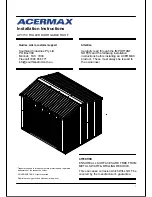 Preview for 1 page of ACERMAX AP3730 Installation Instructions Manual