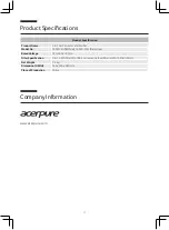 Preview for 13 page of acerpure AC530-20G User Manual