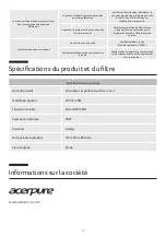 Предварительный просмотр 29 страницы acerpure cool Series User Manual