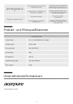 Предварительный просмотр 43 страницы acerpure cool Series User Manual