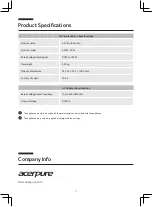 Предварительный просмотр 13 страницы acerpure Cozy AF551-20W User Manual