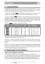 Preview for 12 page of ACESOL Classic Series Installation Manual. Instructions For Use