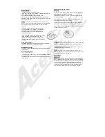 Preview for 5 page of Acesonic BDK-2000 User Manual