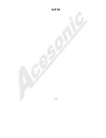 Preview for 19 page of Acesonic BDK-2000 User Manual