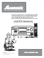 Acesonic DKR-510 User Manual preview