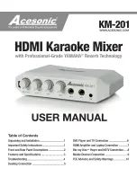 Acesonic KM-201 User Manual preview