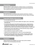 Preview for 2 page of Acesonic KM-201 User Manual