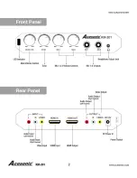 Preview for 3 page of Acesonic KM-201 User Manual