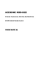 Предварительный просмотр 1 страницы Acesonic KOD-6822 User Manual