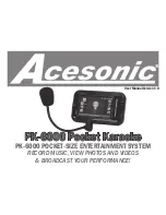 Preview for 1 page of Acesonic PK-6000 User Manual