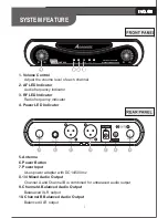 Preview for 3 page of Acesonic UHF-200 User Manual