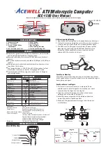 Acewell ACE-1500 User Manual предпросмотр